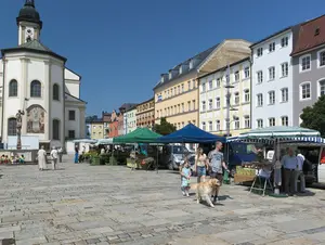 Die Direktvermarkter auf dem Bauernmarkt in Traunstein