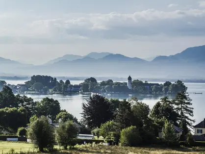 Chiemsee mit Blick auf die Fraueninsel