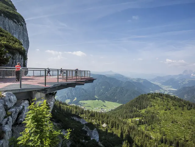 Aussichtsplattform auf der Steinplatte