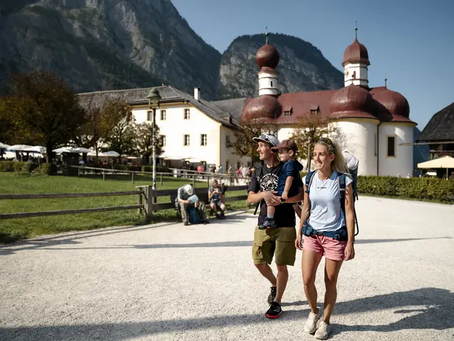 Familie in St. Bartholomä am Königssee